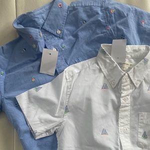 NWT J.Crew short sleeve button-down, size 8 - $15 EACH